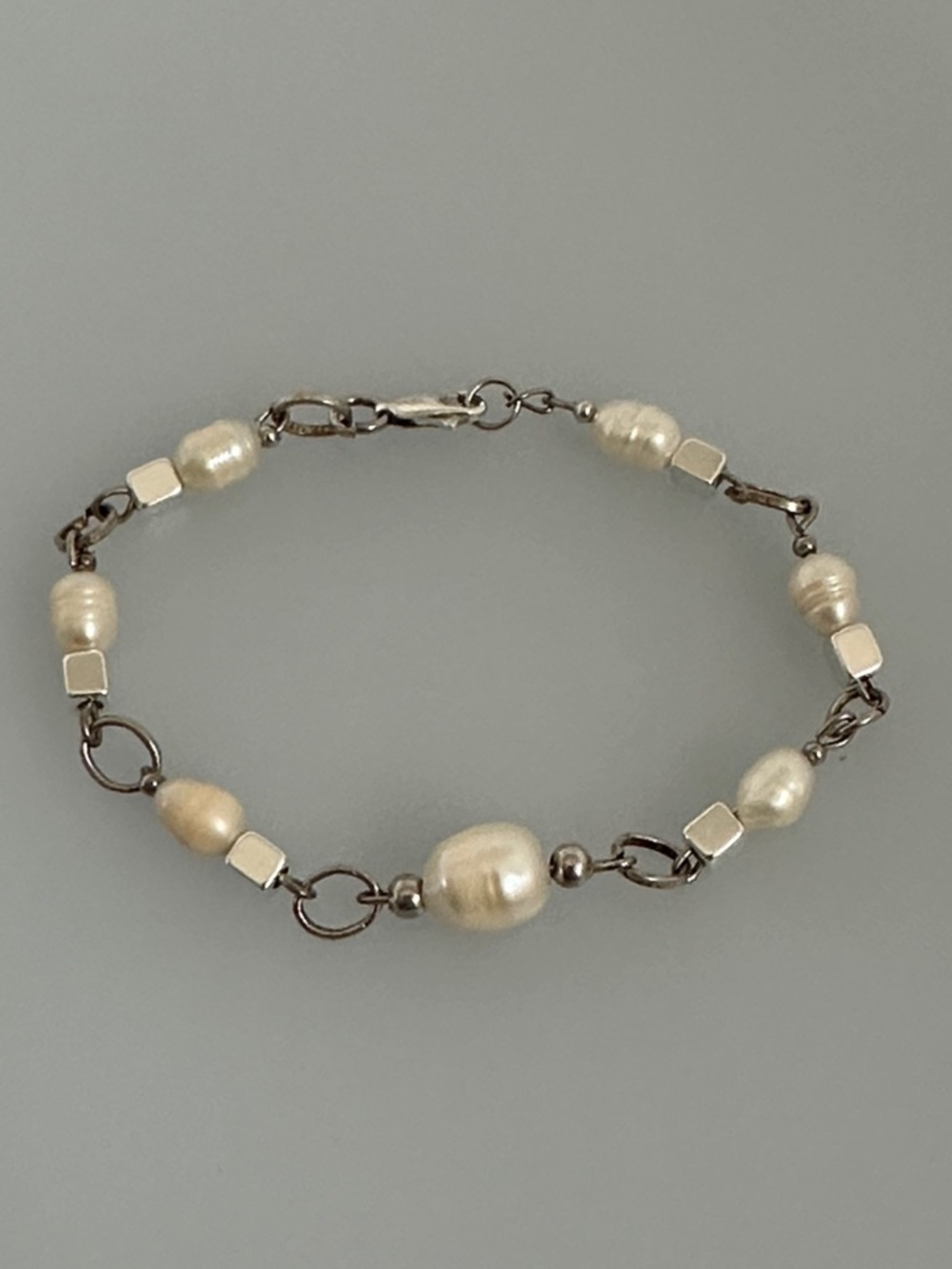 Freshwater Pearl  925 sterling silver Bracelet​​